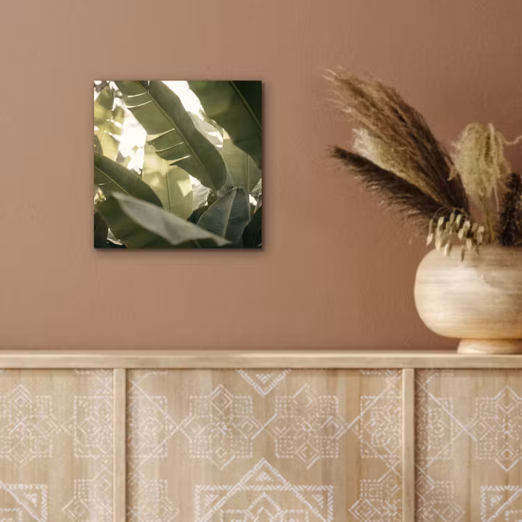 Natuur - Bladeren - Groen - Tropisch - Detail aluminium wit klein -sfeer4