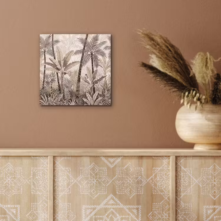 Natuur - Bladeren - Landschap - Mozaïek - Beige aluminium wit klein -sfeer4