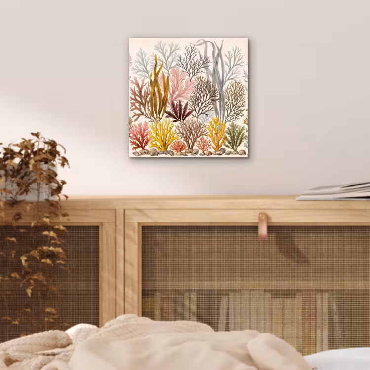Natuur - Onderwater - Botanisch - Vintage - Kleurrijk aluminium wit klein -sfeer3