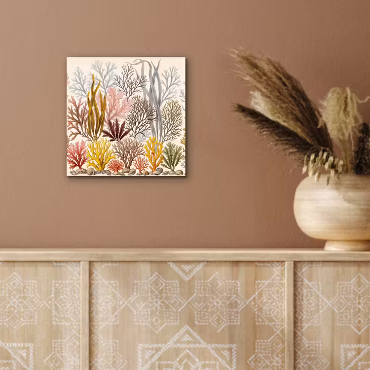 Natuur - Onderwater - Botanisch - Vintage - Kleurrijk aluminium wit klein -sfeer4