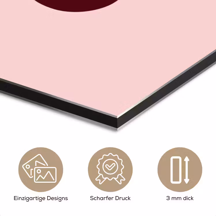 Nice - Uitroepteken - Roze aluminium wit klein -closeup_DE