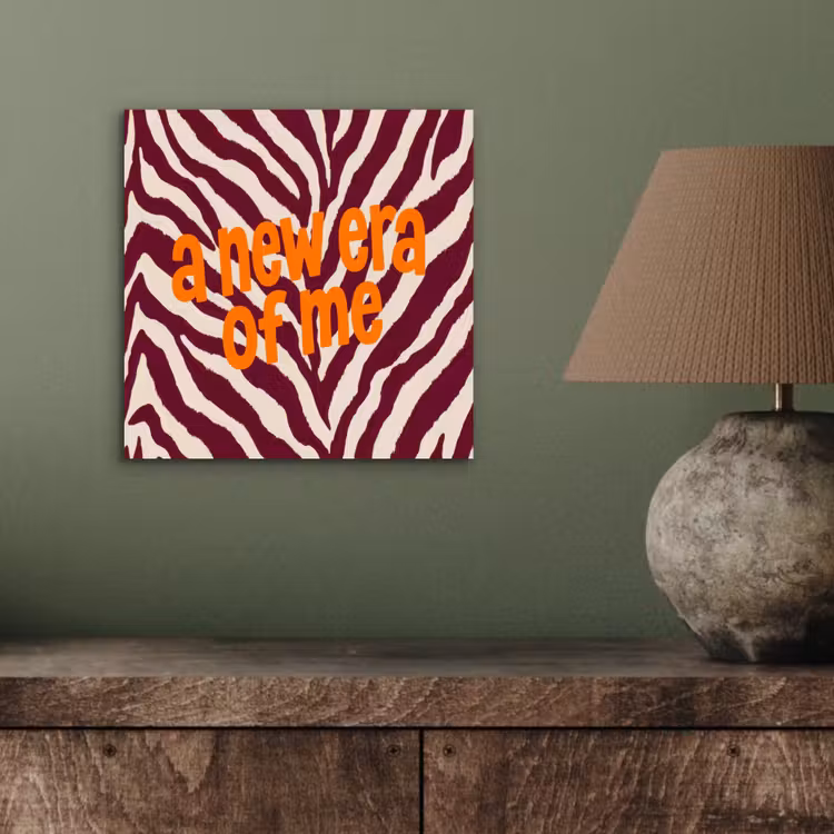 New era - Bordeaux - Zebraprint aluminium wit klein -sfeer2