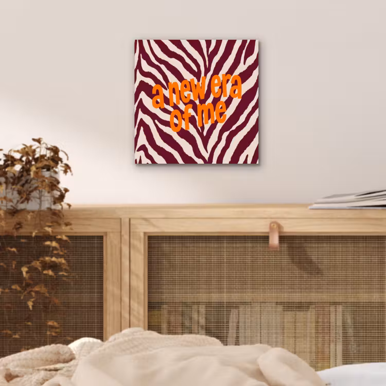 New era - Bordeaux - Zebraprint aluminium wit klein -sfeer3