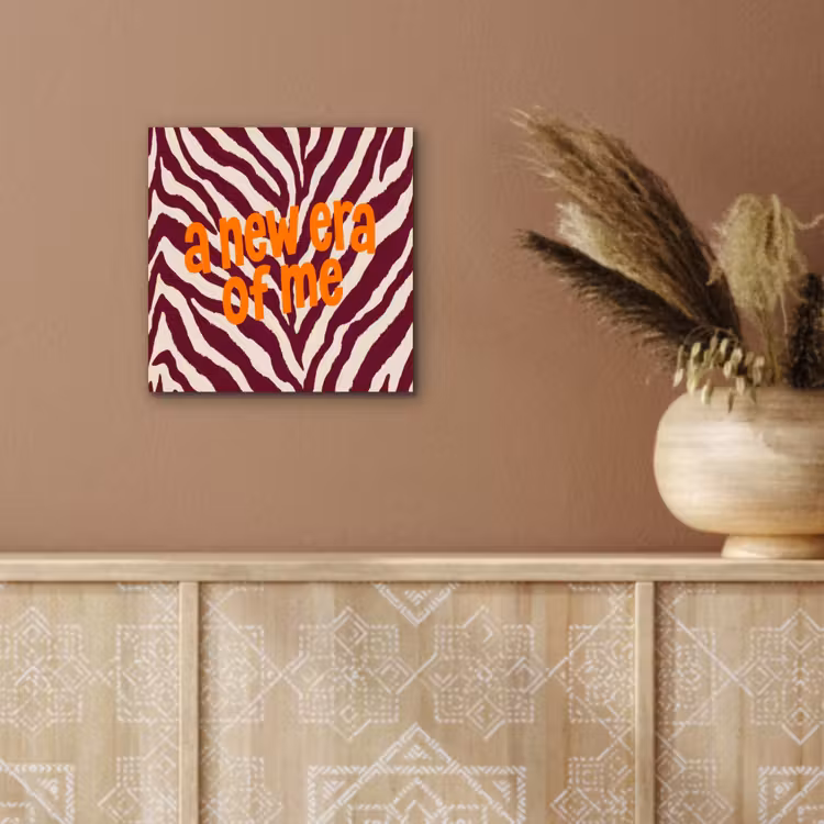 New era - Bordeaux - Zebraprint aluminium wit klein -sfeer4