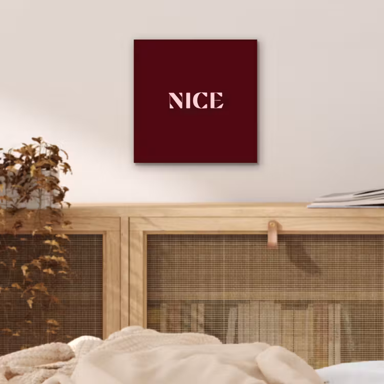 Nice - Bordeaux - Roze aluminium wit klein -sfeer3