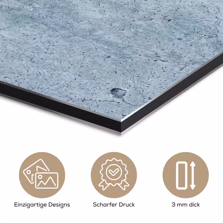 Oppervlak - Ruw - Abstract - Modern - Grijs aluminium wit klein -closeup_DE