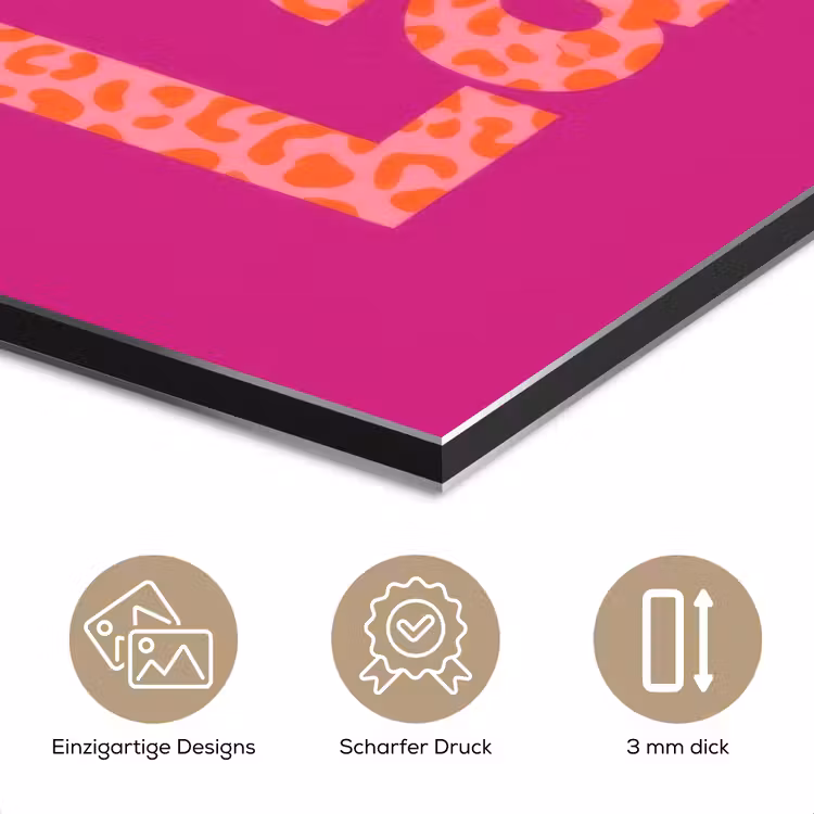 Oh la la - Luipaardprint - Roze aluminium wit klein -closeup_DE