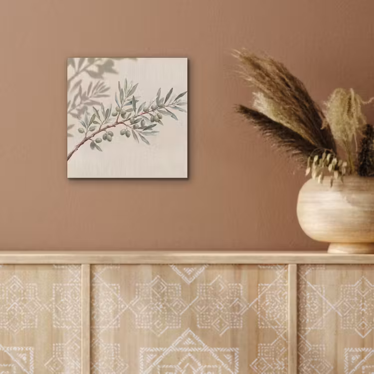 Olijftak - Bladeren - Natuur - Groen - Beige aluminium wit klein -sfeer4