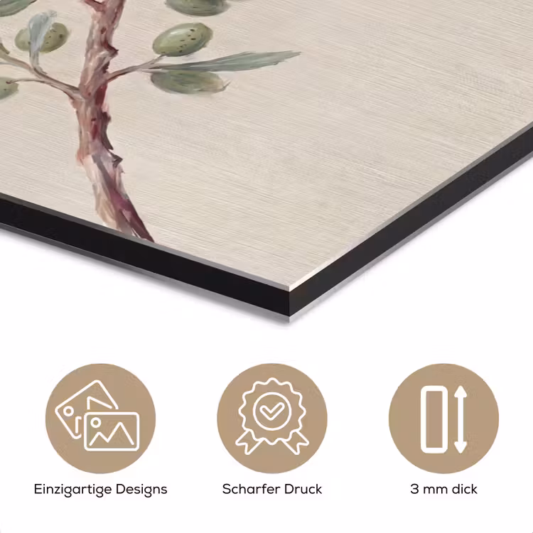 Olijftak - Bladeren - Natuur - Groen - Beige aluminium wit klein -closeup_DE