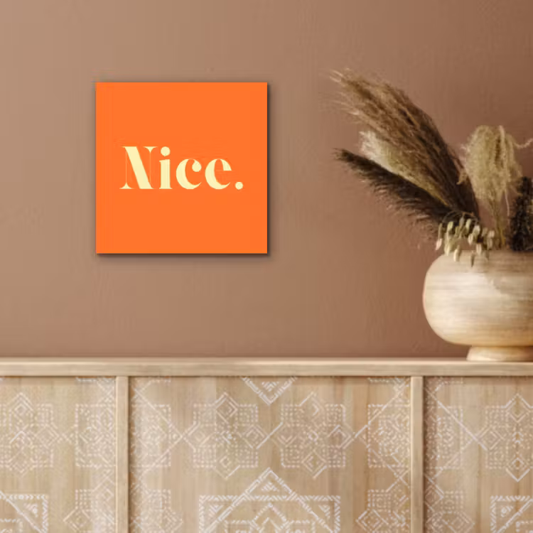 Oranje - Gebroken wit - Nice aluminium wit klein -sfeer4