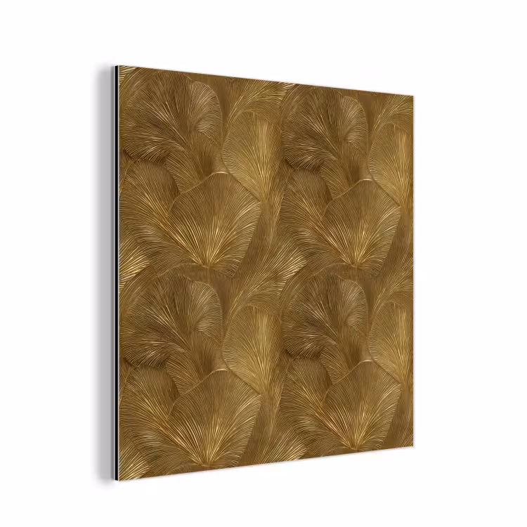 Organisch - Lijnen - Goud aluminium wit klein 46 -3d