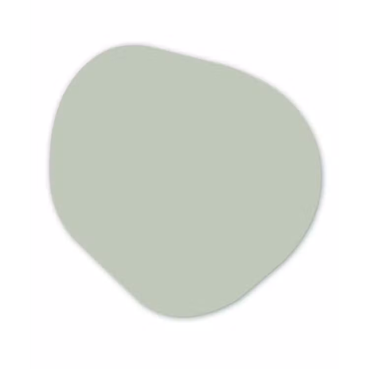 Frosted - Mint - Groen Wandcirkel Organisch Aluminium middel 851 -3d