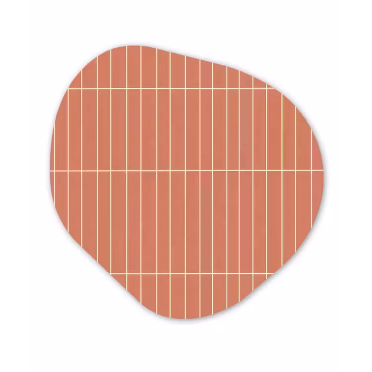 Patroon - Tegels - Terracotta Wandcirkel Organisch Aluminium middel 851 -3d