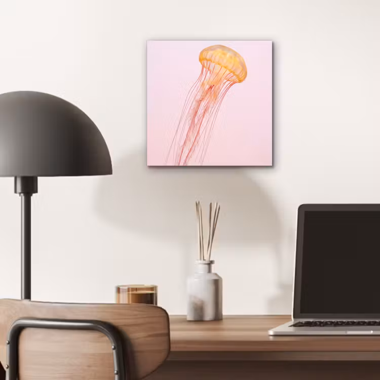Sierlijk - Kwal - Roze aluminium wit klein -sfeer5