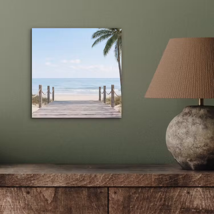 Palmbomen - Pad - Horizon aluminium wit klein -sfeer2