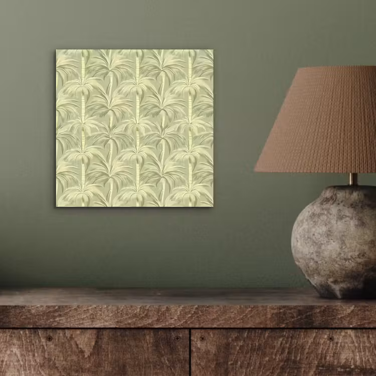 Palmwoud - Tropisch - Groen aluminium wit klein 46 -sfeer2
