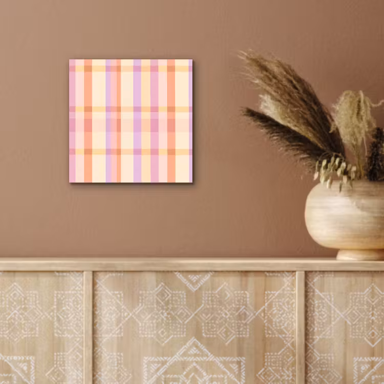 Pastel - uitpatroon - Geometrisch aluminium wit klein 46 -sfeer4