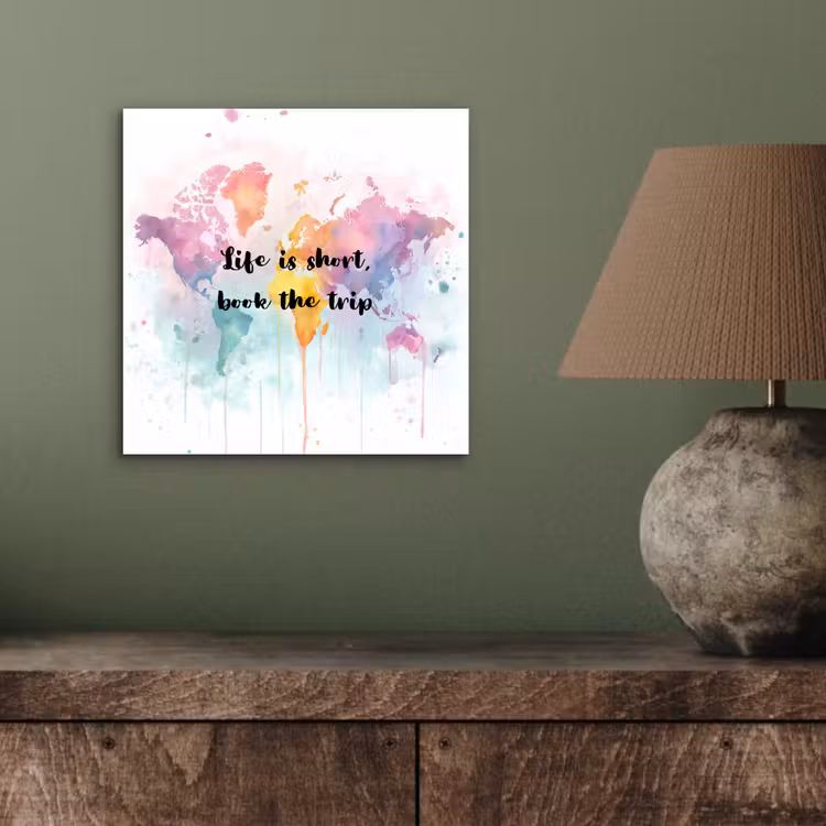 Pastelkleuren - Quote - Sierletters aluminium wit klein -sfeer2