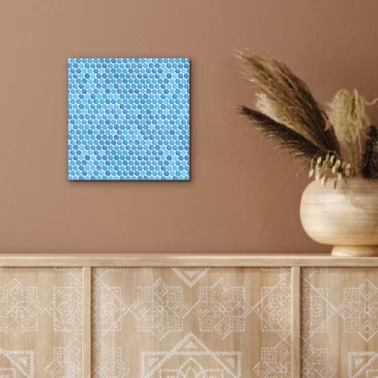 Penny - Mozaïek - Lichtblauw aluminium wit klein 46 -sfeer4