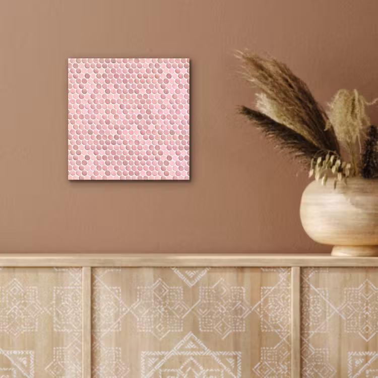 Penny - Mozaïek - Lichtroze aluminium wit klein 46 -sfeer4