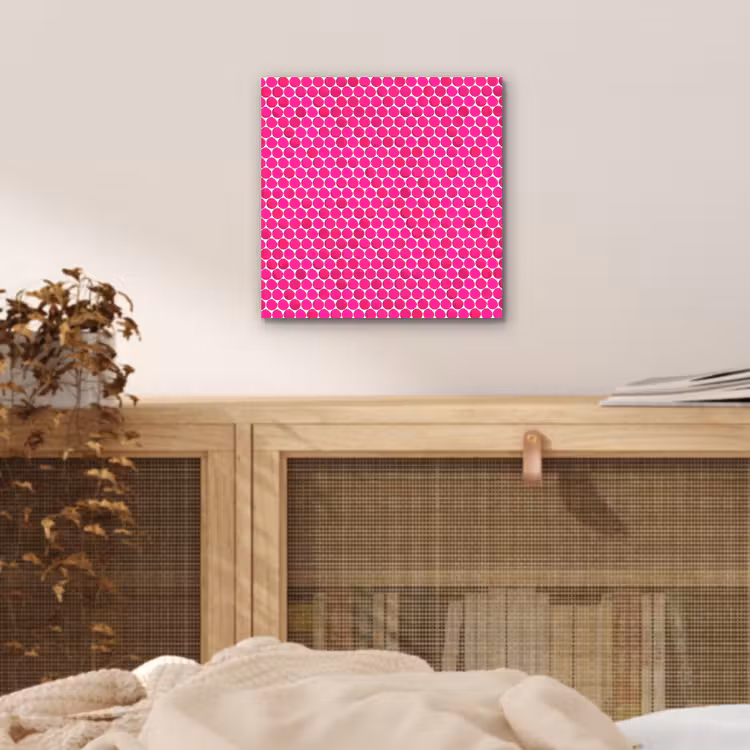 Penny - Mozaïek - Felroze aluminium wit klein 46 -sfeer3