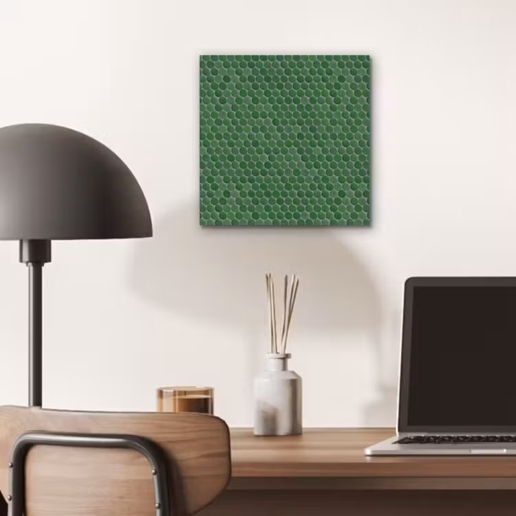 Penny - Mozaïek - Bosgroen - Green aluminium wit klein 46 -sfeer5