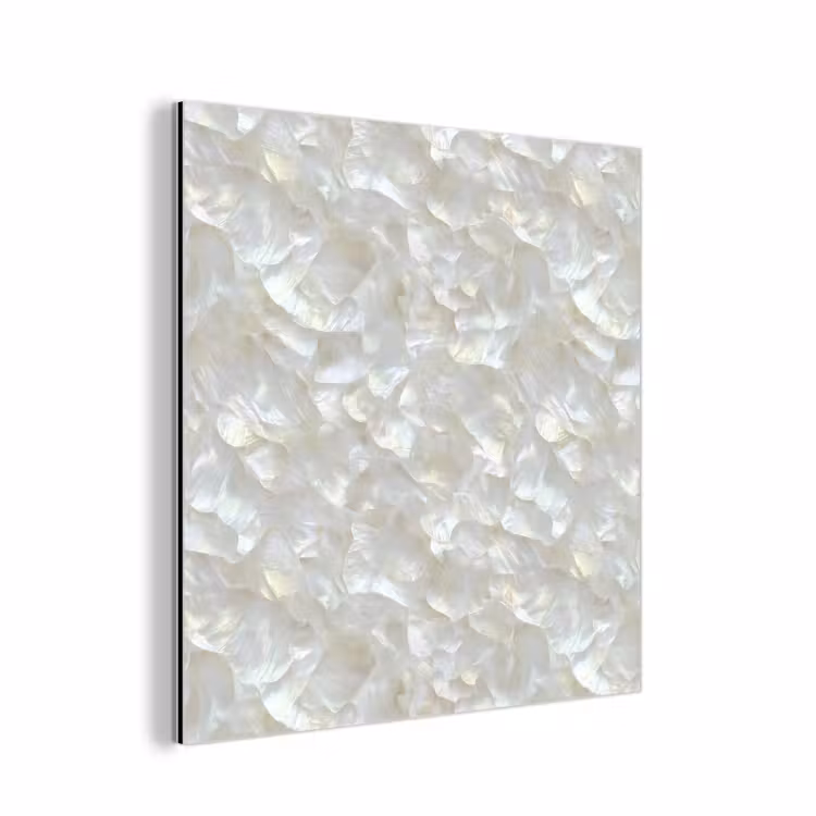 Parelmoerglans - Wit - Schelp aluminium wit klein 46 -3d