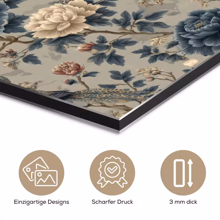Pauw - Bloemen - Blauw aluminium wit klein 46 -closeup_DE