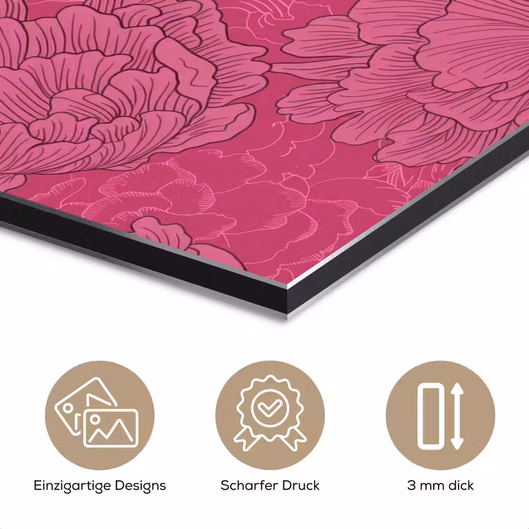 Pioenrozen - Energiek - Roze aluminium wit klein 46 -closeup_DE