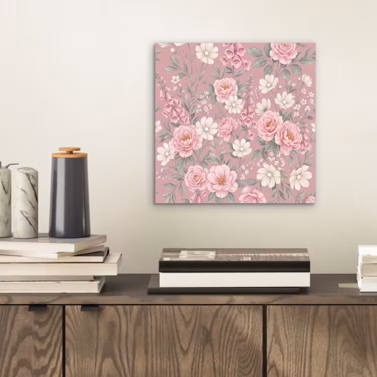 Pioenrozen - Vingerhoedskruid - Pink aluminium wit klein -sfeer1