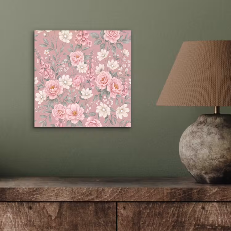 Pioenrozen - Vingerhoedskruid - Pink aluminium wit klein -sfeer2
