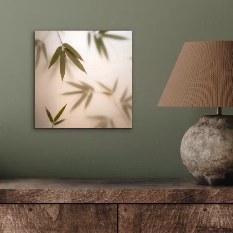 Planten - Bladeren - Natuur - Groen aluminium wit klein -sfeer2