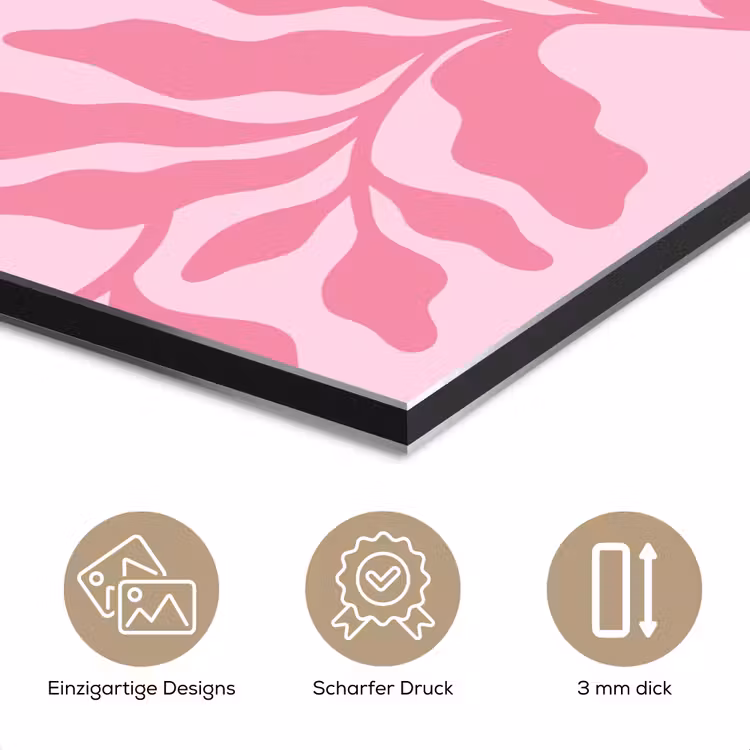 Planten - Organisch - Abstract - Modern - Roze aluminium wit klein -closeup_DE