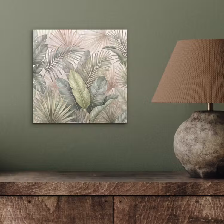 Planten - Tropisch - Bladeren - Groen - Natuur aluminium wit klein -sfeer2