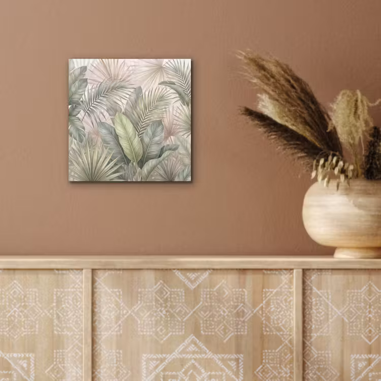 Planten - Tropisch - Bladeren - Groen - Natuur aluminium wit klein -sfeer4
