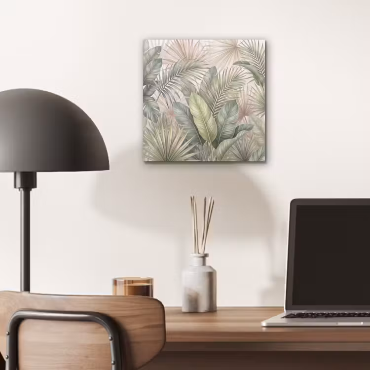 Planten - Tropisch - Bladeren - Groen - Natuur aluminium wit klein -sfeer5