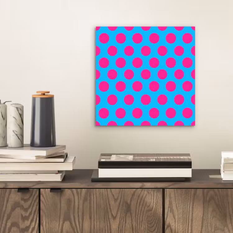 Stippen - Klassiek - Roze aluminium wit klein 46 -sfeer1