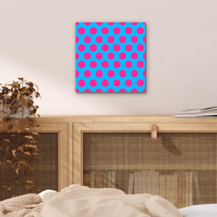 Stippen - Klassiek - Roze aluminium wit klein 46 -sfeer3