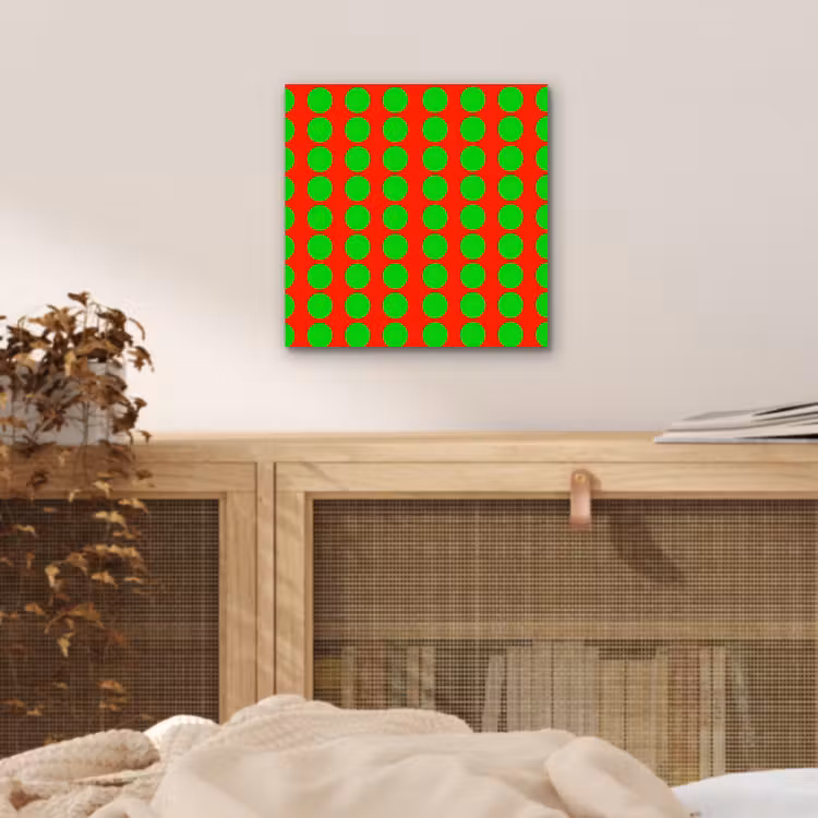 Stippen - Patroon - Groen aluminium wit klein 46 -sfeer3