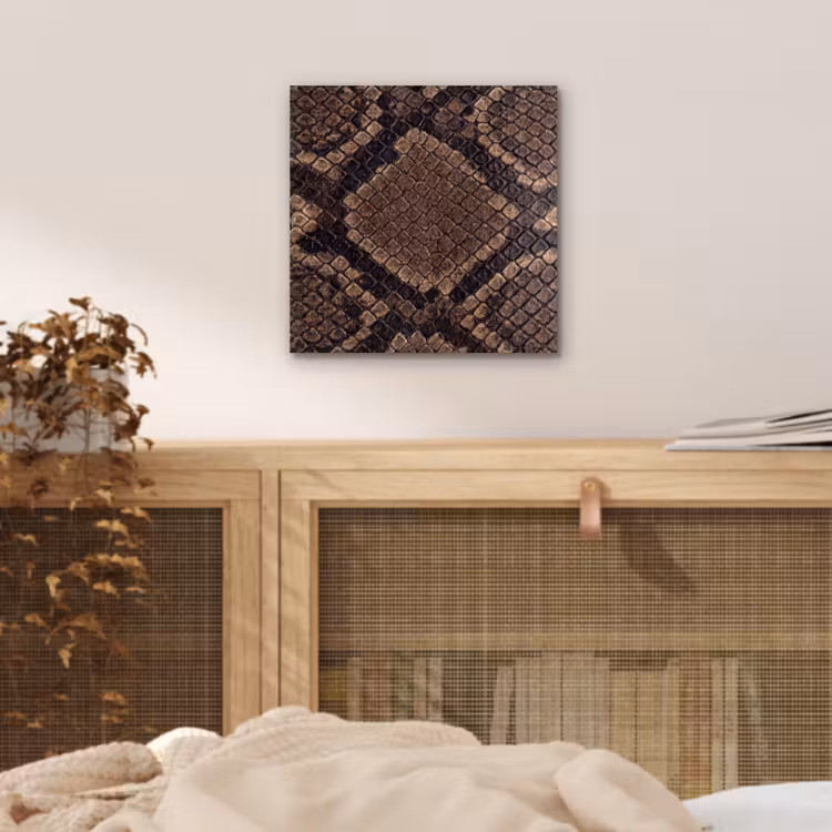 Python - Schubben - Brons aluminium wit klein -sfeer3