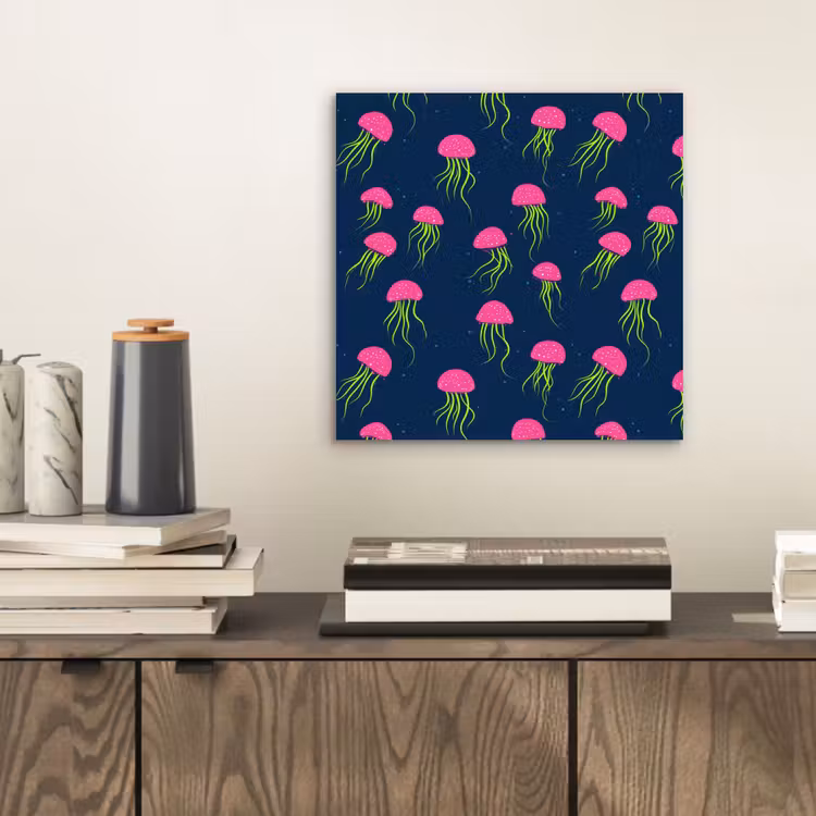 Kwallen - Diepzee - Neon aluminium wit klein 46 -sfeer1