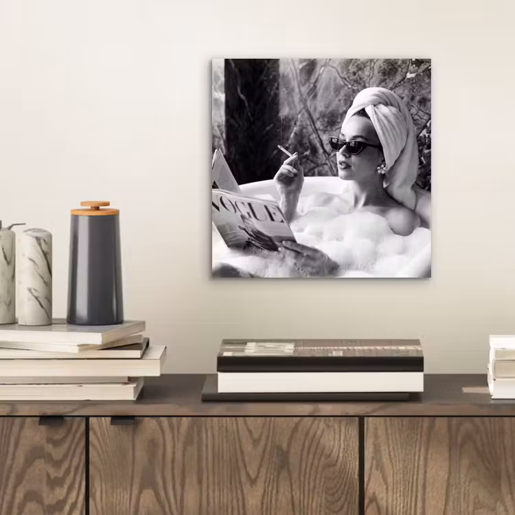 Relaxt - Bad - Zwart - Wit aluminium wit klein -sfeer1