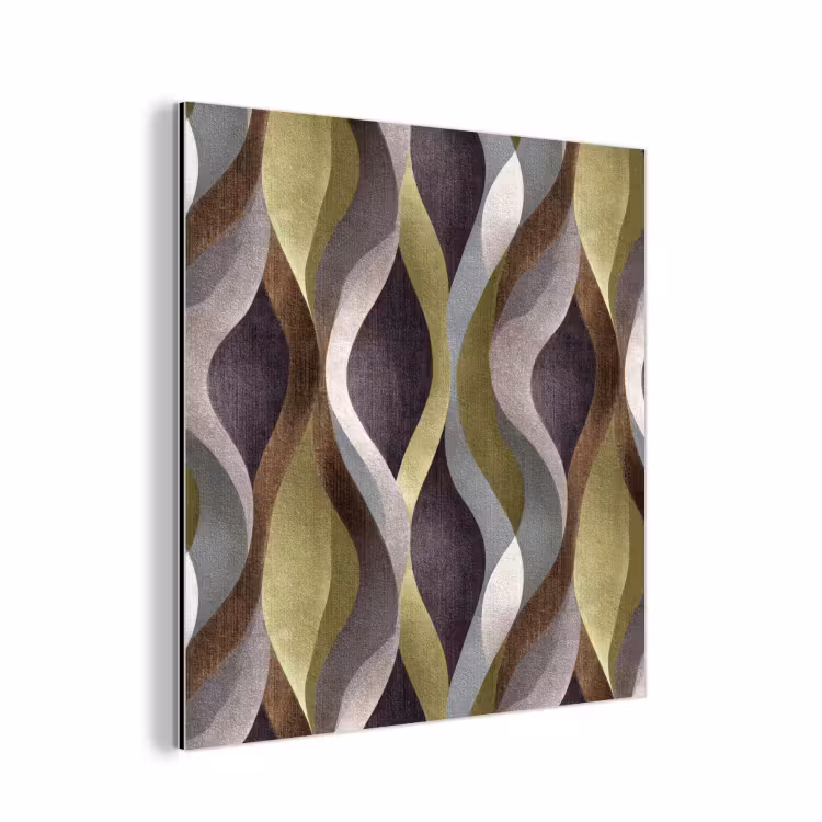 Retro - Banen - Kleurrijk aluminium wit klein 46 -3d