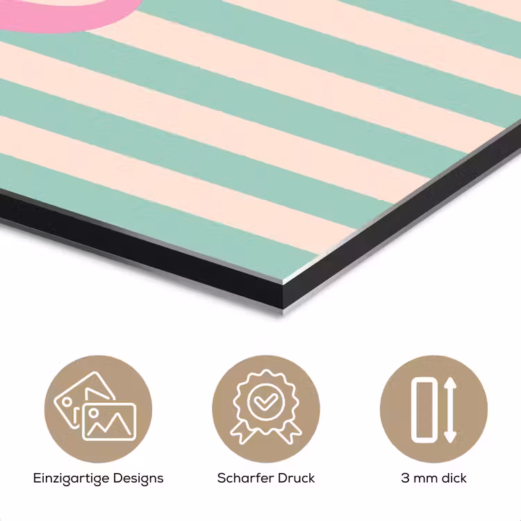 Roze - Groen - Strepen - Chill aluminium wit klein -closeup_DE