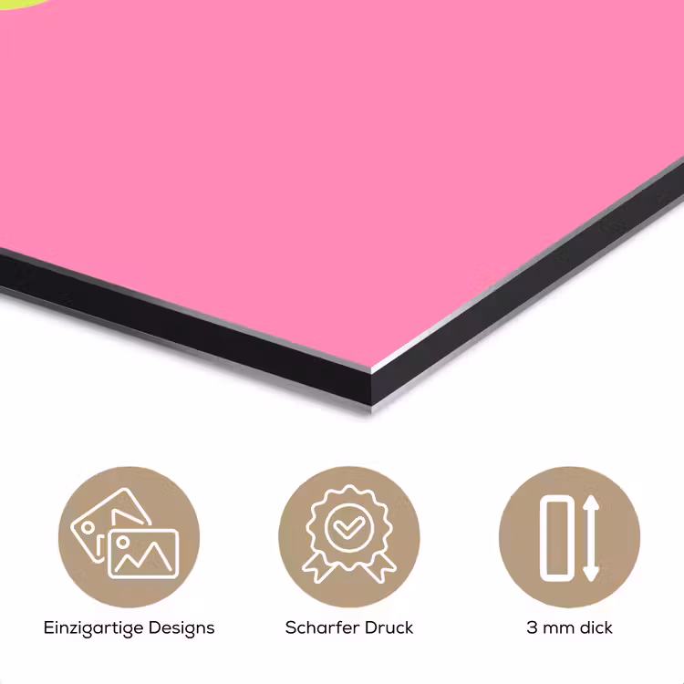 Roze - Groene bonjour - Organisch aluminium wit klein -closeup_DE