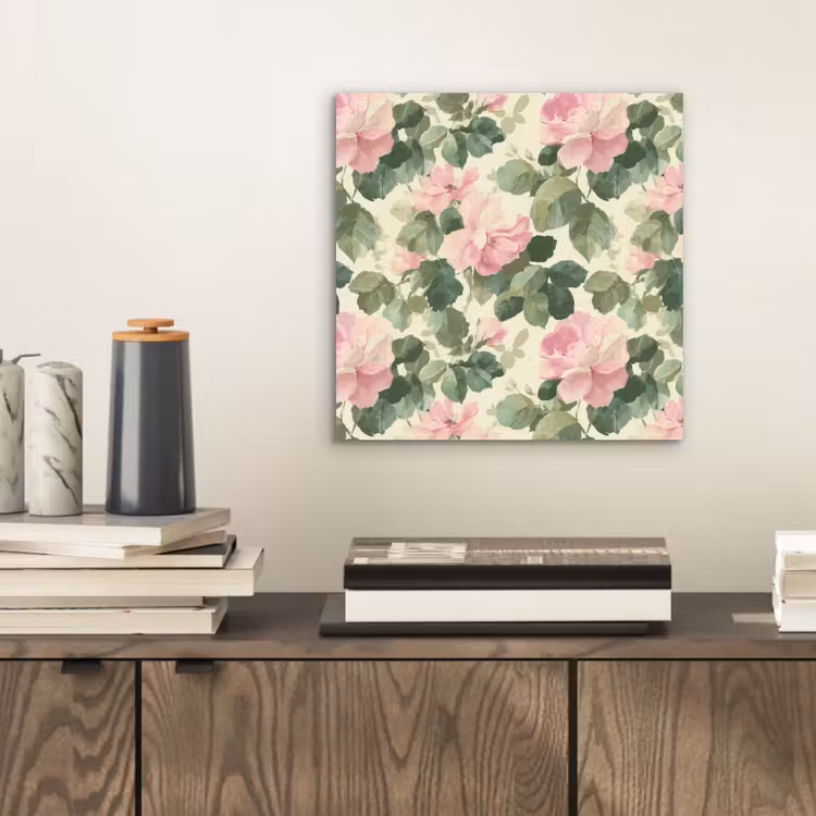Rozen - Botanisch - Roze aluminium wit klein 46 -sfeer1