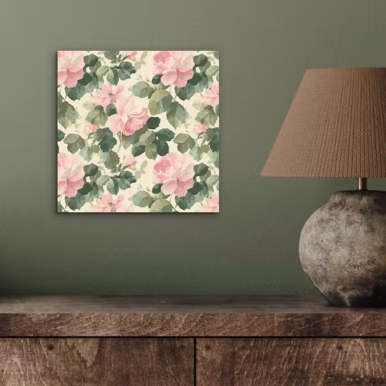 Rozen - Botanisch - Roze aluminium wit klein 46 -sfeer2