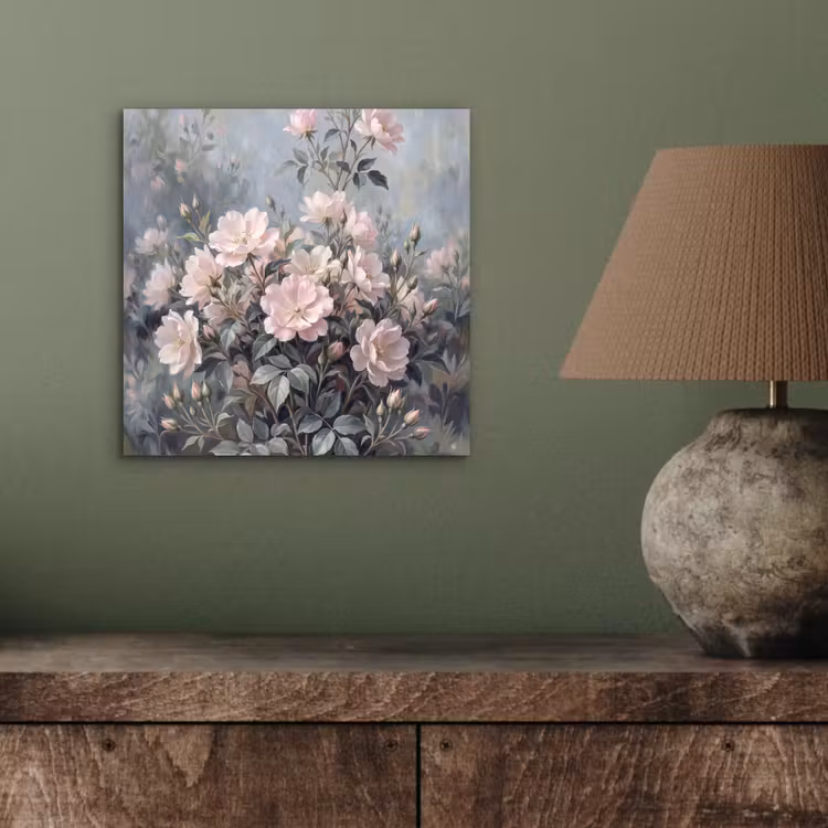 Rozen - Illustratie - Roze aluminium wit klein -sfeer2