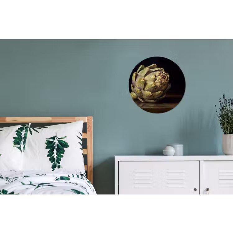 Alu-Dibond-Bild Rund - Artischocke – Essen – Klassisch — 5