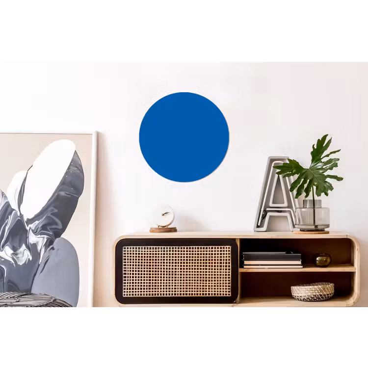 Classic - Azure - Blauw Wandcirkel aluminium klein 190 -kantoor